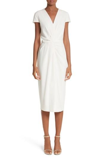 Women's Max Mara Full Drape Midi Dress - White