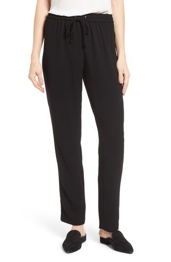 Women's Chaus Drawstring Waist Pants - Black