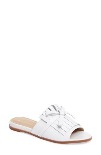 Women's Marc Fisher D Whitley Slide Sandal, Size 6 M - White
