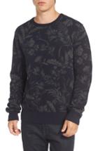 Men's French Connection Fumio Intarsia Lambswool Blend Sweater - Blue