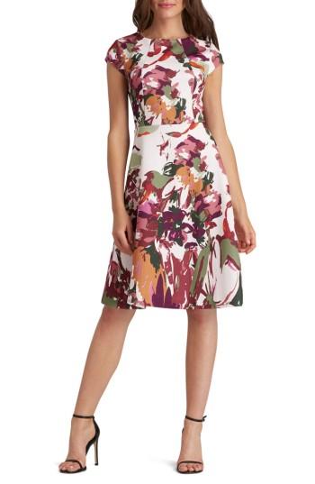 Women's Eci Scuba Fit & Flare Dress - Purple