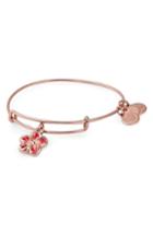 Women's Alex And Ani Tropical Flower Color Infusion Expandable Charm Bracelet