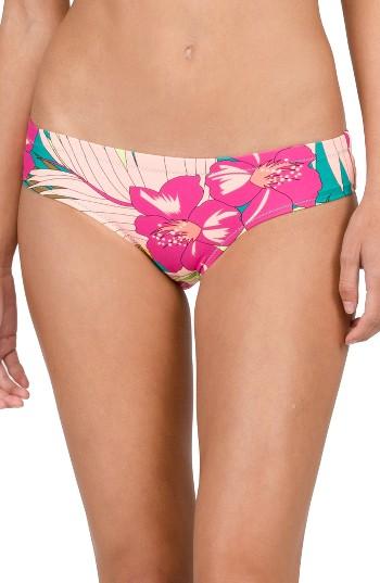 Women's Volcom Hot Tropic Cheeky Bikini Bottoms - Blue/green
