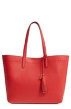 Cole Haan Payson Leather Tote - Orange