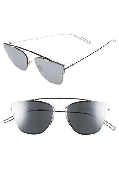 Men's Dior Homme 57mm Semi Rimless Sunglasses -