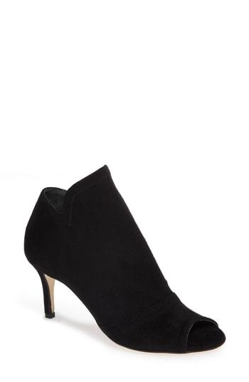 Women's Butter Geri Open Toe Bootie M - Black