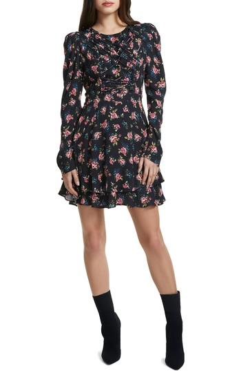 Women's Afrm Avery Strappy Babydoll Dress - Black