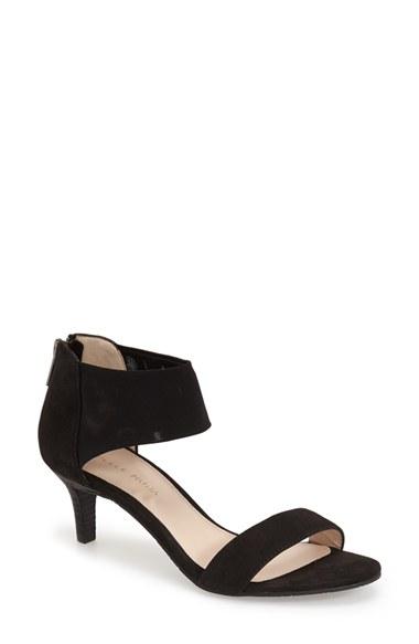 Women's Pelle Moda 'eden' Mesh Strap Sandal M - Black