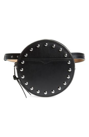 Women's Rebecca Minkoff Studded Leather Belt Bag - Black