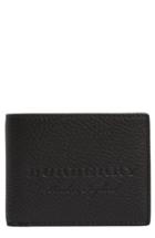 Men's Burberry Bifold Leather Wallet - Black