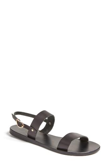 Women's Ancient Greek Sandals Clio Slingback Sandal Eu - Black