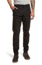 Men's John Varvatos Collection Cotton Cargo Pants - Black