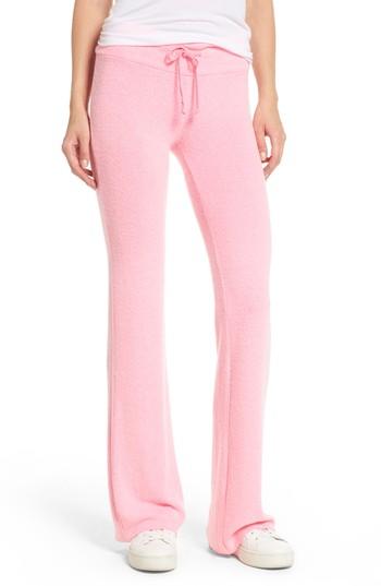 Women's Dream Scene Flare Track Pants - Pink