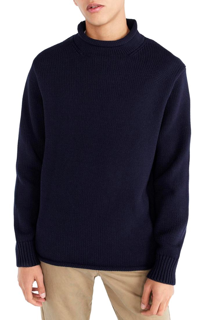 Men's J.crew 1988 Rollneck(tm) Cotton Sweater