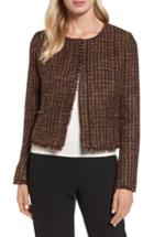 Women's Emerson Rose Crop Tweed Jacket - Brown