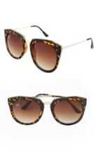 Women's Nem Haute Line 55mm Angular Sunglasses - Clear Brown W Amber Lens