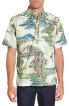 Men's Reyn Spooner Classic Fit Diamond Head Sport Shirt - Brown