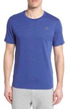 Men's New Balance Heather Tech Crewneck T-shirt - Purple