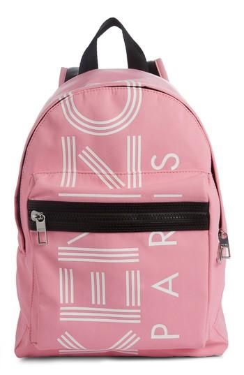 Kenzo Sport Logo Small Nylon Backpack - Pink