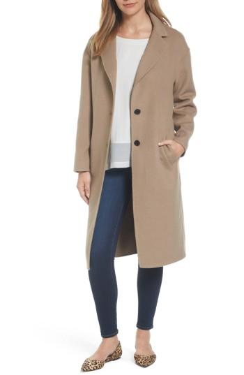Women's Lamarque Clean Cocoon Peacoat - Beige