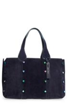 Jimmy Choo Small Locket Suede Shopper - Blue