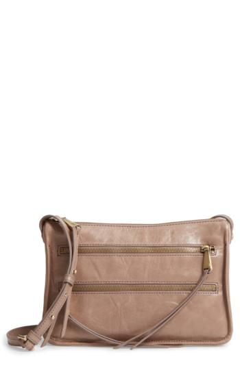 Hobo Mission Leather Crossbody Bag - Grey