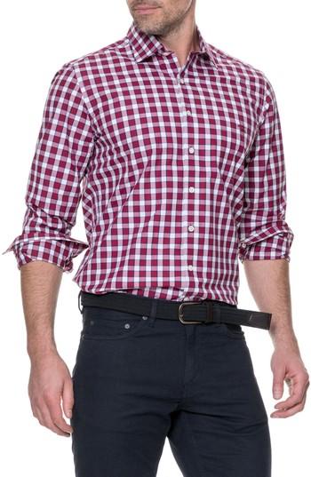 Men's Rodd & Gunn Cedarwood Slim Fit Sport Shirt - Red