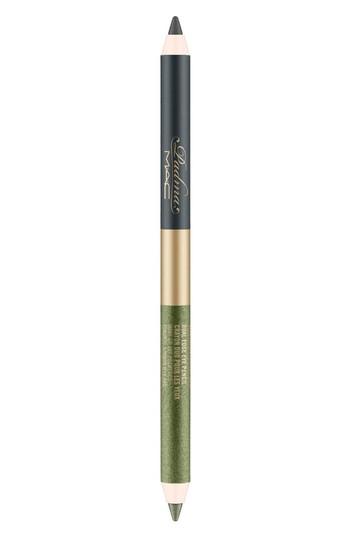 Mac Padma Lakshmi Dual Edge Eye Pencil - Indian Ink/mossy Green