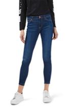 Women's Topshop Leigh Released Hem Skinny Jeans X 30 - Blue