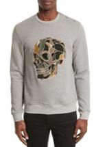 Men's The Kooples Embroidered Skull Sweatshirt