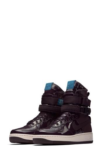 Women's Nike Sf Air Force 1 High Top Sneaker M - Burgundy