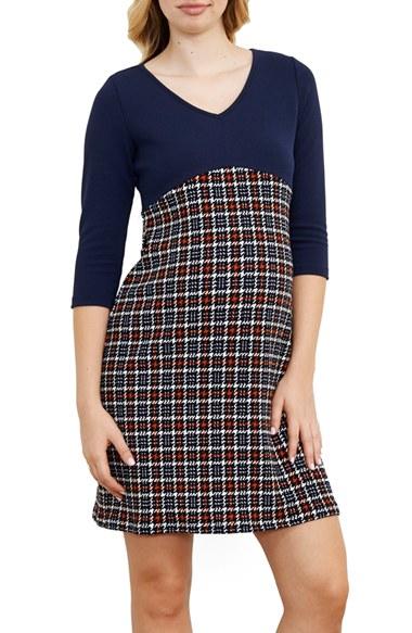 Women's Maternal America Empire Waist Maternity Dress