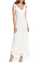 Women's Foxiedox August Shoulder Tie Lace Maxi Dress - Ivory