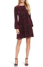 Women's Taylor Dresses Burnout Velvet Swing Dress