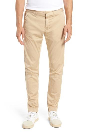 Men's J.crew Slim Fit Garment Dyed Stretch Chinos 32 - Beige