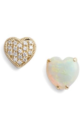 Women's Dana Rebecca Designs Diamond & Semiprecious Stone Stud Earrings