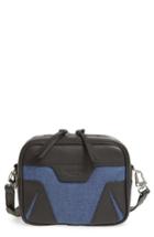 Rag & Bone Mini Flight Leather & Denim Camera Bag - Blue