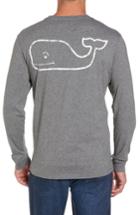 Men's Vineyard Vines Pocket Long Sleeve T-shirt - Red