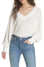 Women's Free People South Side Thermal Top - White