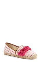 Women's Tory Burch Shaw Fringe Espadrille M - Pink