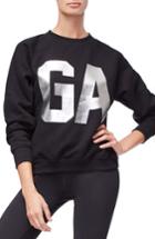 Women's Good American Goodies Varsity Sweatshirt - Black