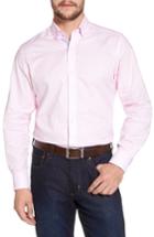 Men's Tailorbyrd Bela Regular Fit Grid Sport Shirt - Pink