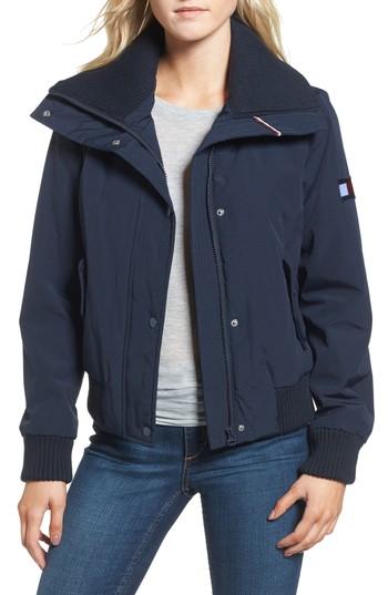 Women's Tommy Hilfiger Flag Logo Bomber Jacket