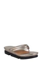 Women's L'amour Des Pieds Villapapavero Flip Flop .5 M - Metallic