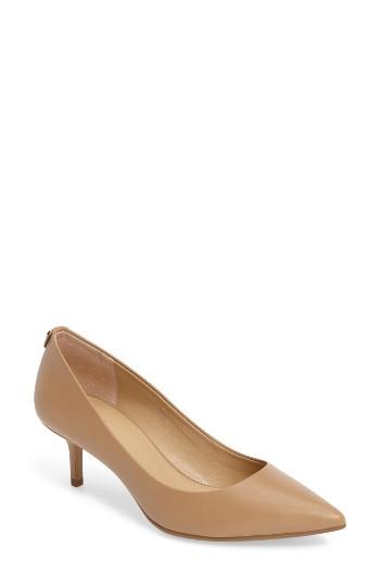 Women's Michael Michael Kors Kitten Heel Pump M - Beige