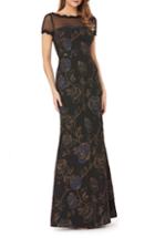 Women's Valentino Scalloped Ruffle Trapeze Dress