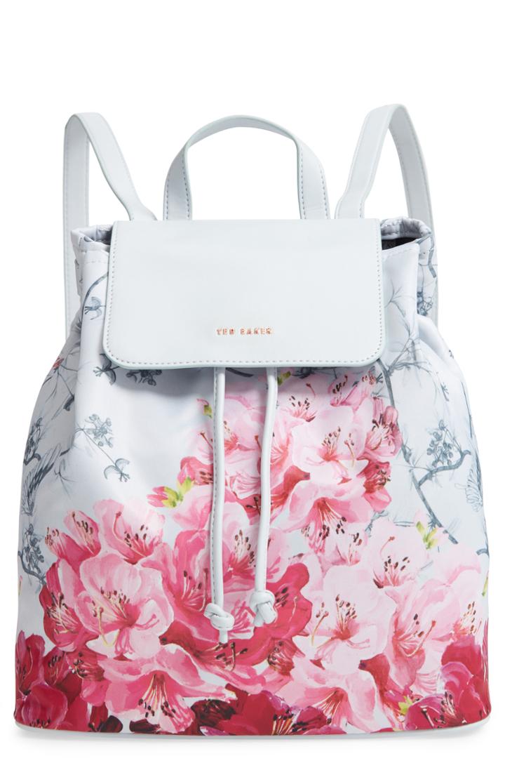 Ted Baker London Belisaa Babylon Print Nylon Backpack -