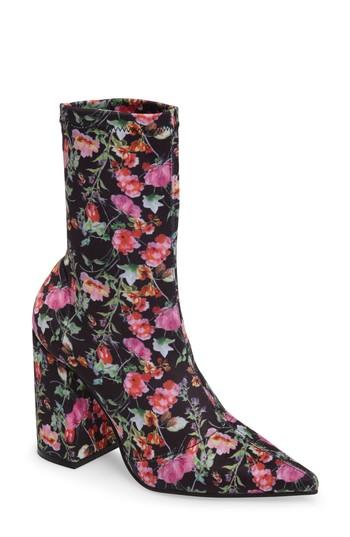 Women's Steve Madden Lombard Pointy Toe Sock Bootie .5 M - Pink