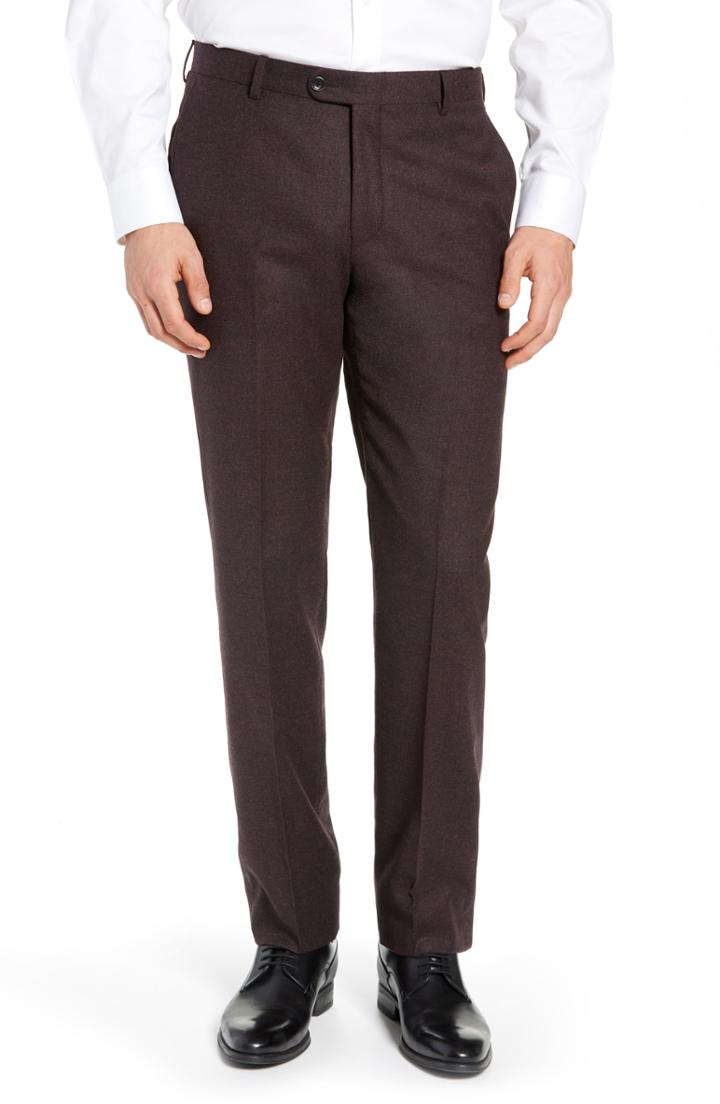 Men's Hickey Freeman Classic Fit Solid Trousers