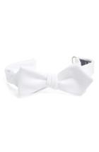 Men's Bonobos Pique Cotton Bow Tie, Size - White